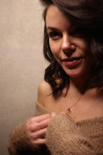 Load image into Gallery viewer, Rose Gold Bee Inspired Pendant Necklace