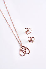 Load image into Gallery viewer, Rose Gold Bee Inspired Earrings