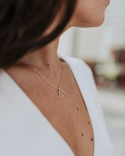 Load image into Gallery viewer, Gold Bee Inspired Pendant Necklace